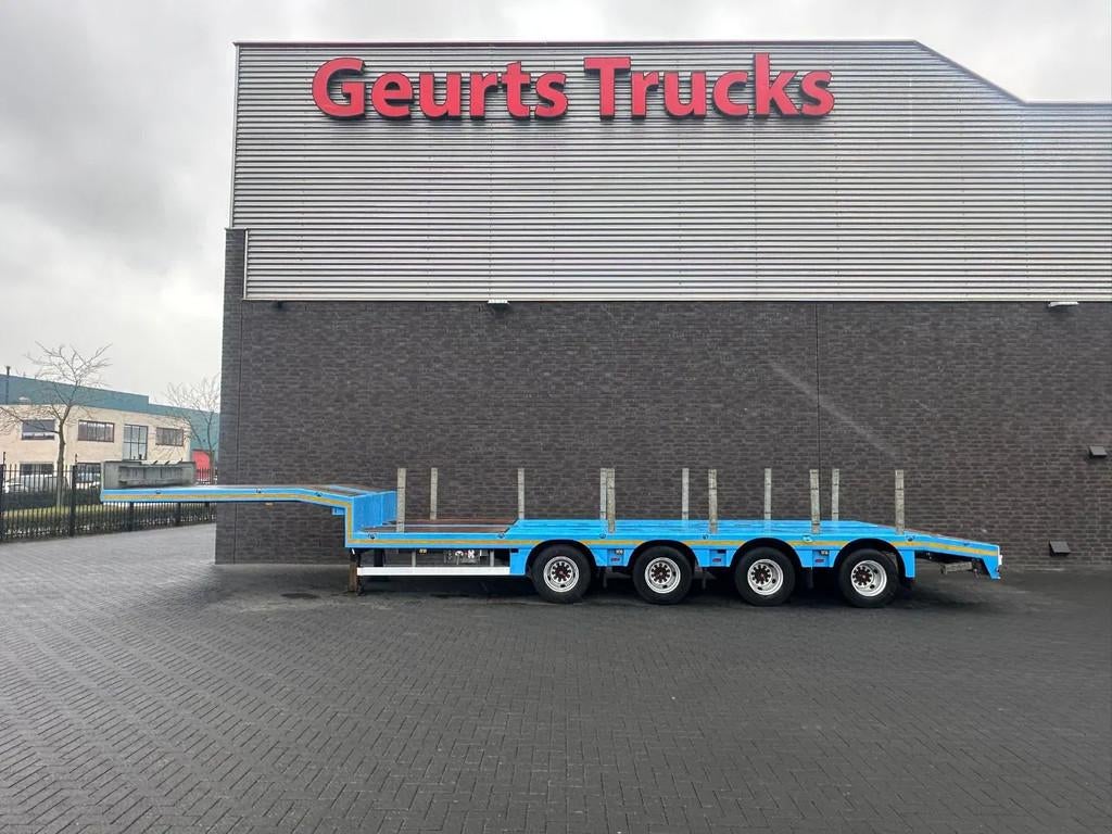 Max Trailer F-S44-1A1Y 4 ASSER SEMIE/LOWLOADER/SEMIE TIEFLAD, Blauw, Overige brandstoffen, Bedrijf, Aanhangers en Opleggers