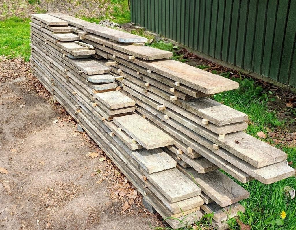 Partijtje gebruikte steigerplanken, Ophalen, Gebruikt, 25 tot 50 mm, Plank