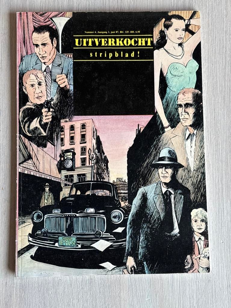 Uitverkocht Stripblad! Nummer 4, Jaargang 1, juni 1987, Eén stripboek, Ophalen of Verzenden, Gelezen