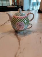 Theepot met kopje, Ophalen