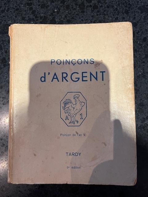 Tardy-Poinçons d’Argent 9e ed– zilver keurmerken naslagwerk”, Antiek en Kunst, Antiek | Goud en Zilver, Ophalen of Verzenden, Zilver