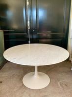 Originele Knoll Eero Saarinen marmer eettafel Ø 137 cm, Ophalen, Overige materialen, Rond, Zo goed als nieuw