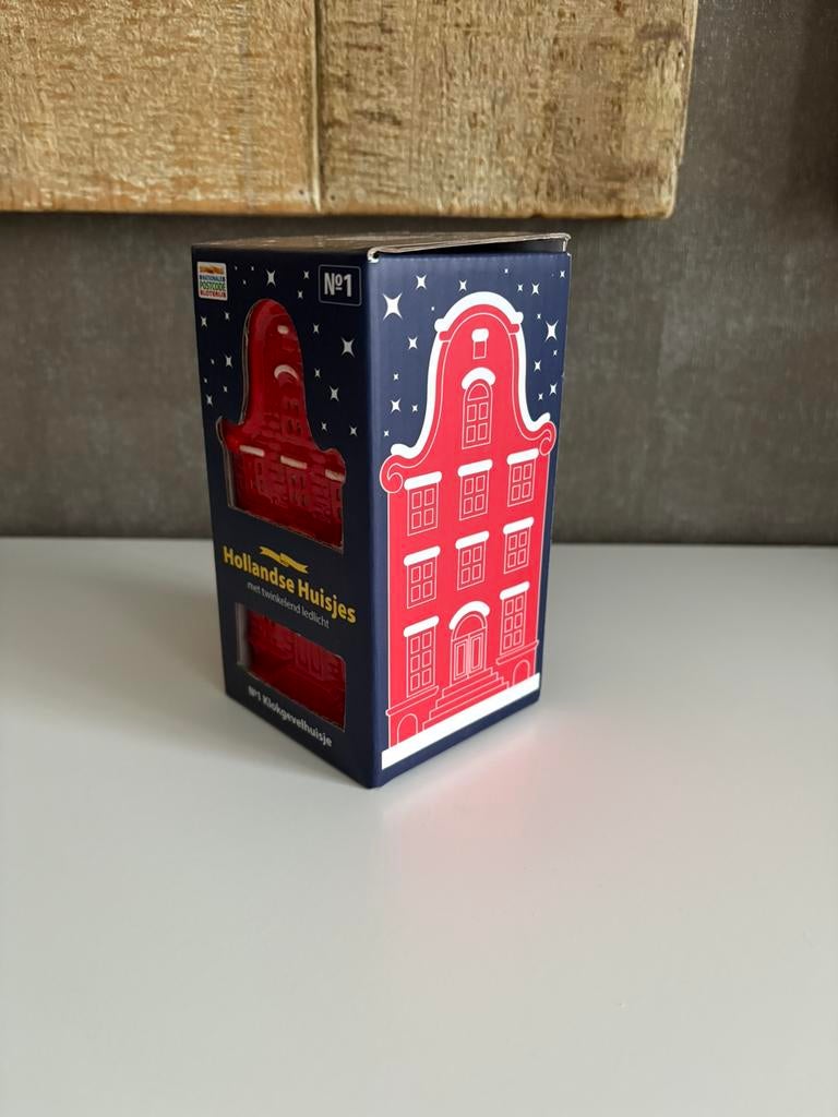 Hollandse huisjes nr 1 Klokgevelhuisje met verlichting Nieuw, Diversen, Kerst, Ophalen of Verzenden, Nieuw