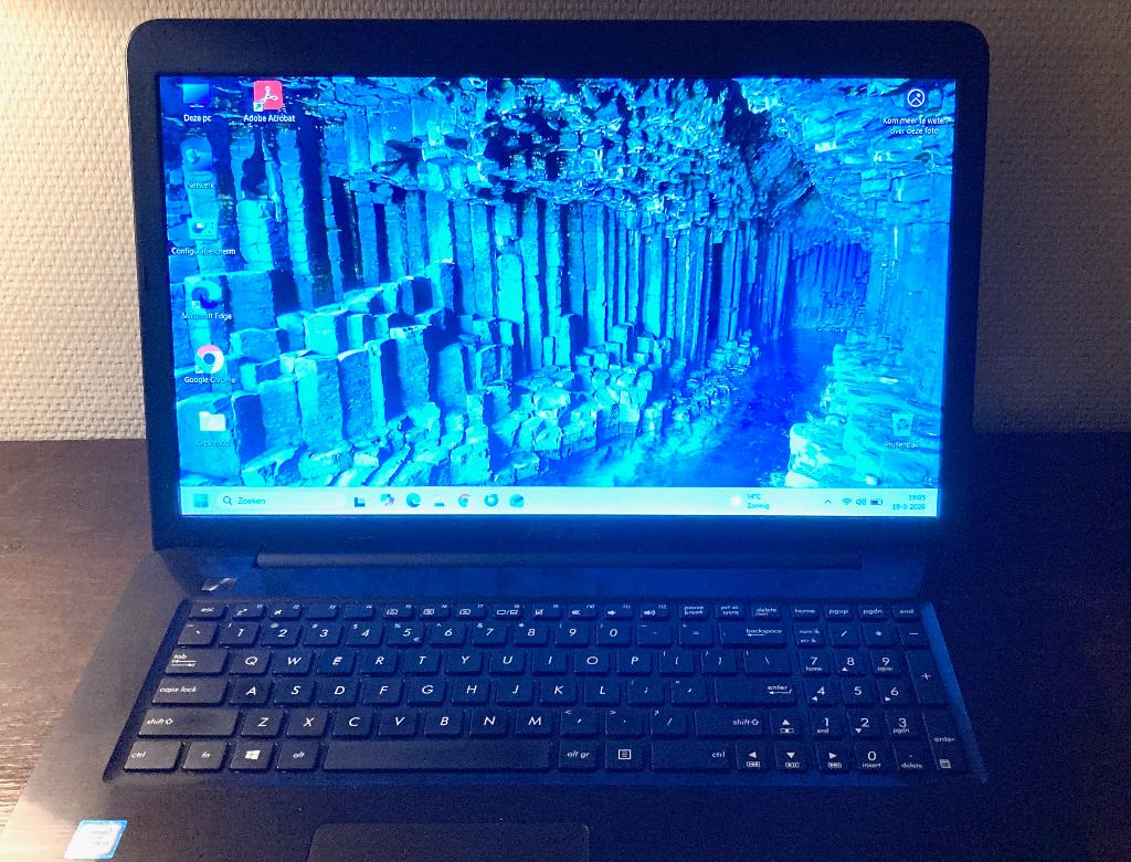 ASUS NoteBook PC 17”HDR, i3, SSD 225GB, 4GB, Windows 11, Qwerty, Ophalen of Verzenden, SSD, 17 inch of meer