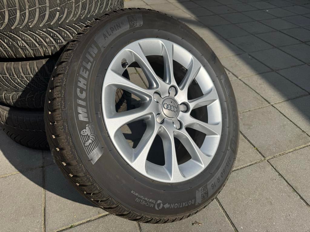 Nette velgen met winterbanden | 5x112 steek, Auto-onderdelen, Banden en Velgen, Ophalen, Gebruikt, 16 inch, Banden en Velgen