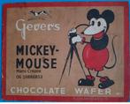 zoek oud Mickey Mouse plaatjesalbum Gevers chocolate wafer, Ophalen of Verzenden, Gelezen, Walt Disney, Plaatjesalbum