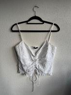 Zara wit geborduurde mouwloze top, Wit, Zara, Maat 42/44 (L), Ophalen of Verzenden