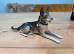 Vintage Duitse herder beeldje 23 cm lang, Ophalen of Verzenden, Zo goed als nieuw, Beeldje of Figuurtje