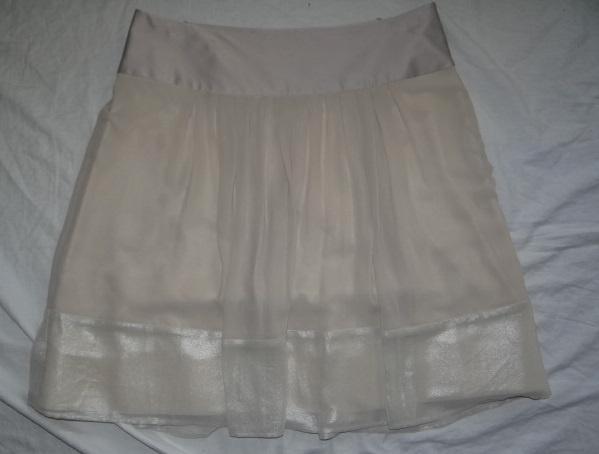 Leuke gebroken witte Steps rok, Kleding | Dames, Rokken, Gedragen, Maat 42/44 (L), Wit, Knielengte, Ophalen