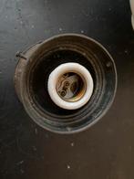 Opaline glazen bol hanglamp Art Deco, Gebruikt, Art deco, Onbekend, Ophalen of Verzenden