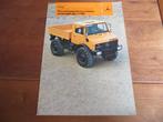 Folder Mercedes Unimog U 1500 trekker / werktuigdrager 1978, Zo goed als nieuw, Mercedes-Benz, Mercedes, Ophalen of Verzenden
