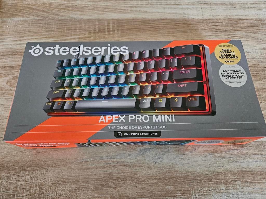 Steelseries Apex Pro Mini (US) - Nieuw in doos!, Gaming toetsenbord, Nieuw, Ophalen of Verzenden, Qwerty