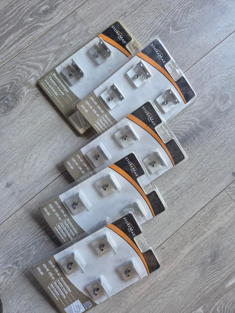 Storemax muurbevestiging, Ophalen of Verzenden, Nieuw, Rvs, Slot