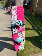 Jobe Kitesurf Board met Bindingen - Roze/Wit, Ophalen of Verzenden, Gebruikt, Board en Schoenen