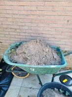 Tuinaarde in kruiwagen, Ophalen