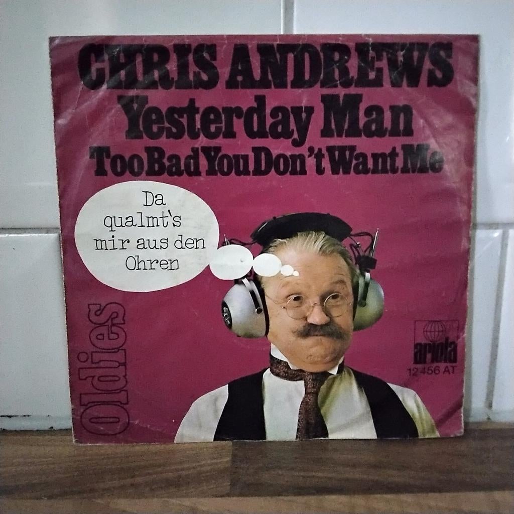 Chris Andrews  - Yesterday man, Cd's en Dvd's, Ophalen of Verzenden, Gebruikt, Overige formaten, Levenslied of Smartlap