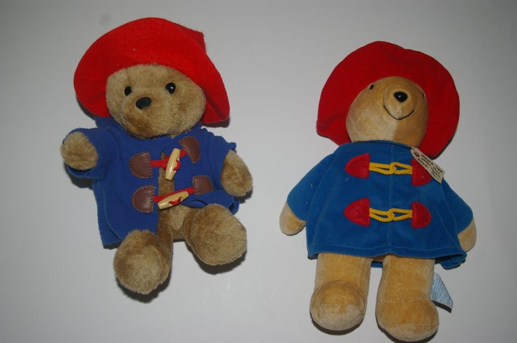 Paddington bear knuffels twee stuks., Ophalen of Verzenden, Zo goed als nieuw