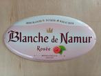 Blanche De Namur Rosee Origineel Reclamebord Metaal, Verzamelen, Biermerken, Ophalen, Nieuw, Reclamebord, Plaat of Schild, Overige merken
