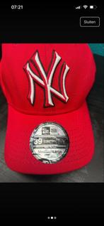 New York Yankees Pet - Rood (New Era 39THIRTY), Ophalen of Verzenden, Zo goed als nieuw, Pet