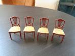 4 Lundby eetkamerstoelen / stoelen voor een poppenhuis., Ophalen of Verzenden, Gebruikt, Poppenhuis
