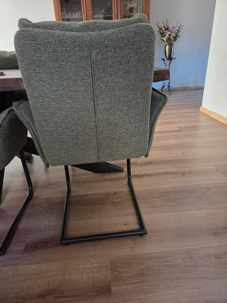 Eethoek stoelen, Huis en Inrichting, Stoelen, Zo goed als nieuw, Vijf, Zes of meer stoelen, Stof, Overige kleuren, Ophalen