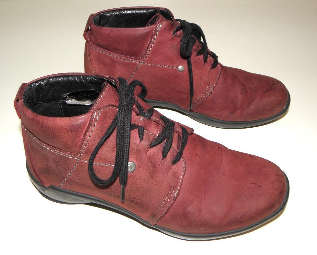 Bordeaux kleurige Wolky veterboots maat 37, Wolky, Overige typen, Ophalen of Verzenden, Gedragen