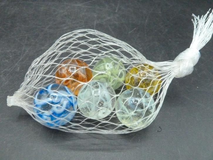 Veiligglas Wirepull knikkers jaren 60, Antiek en Kunst, Antiek | Speelgoed, Ophalen of Verzenden