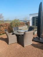 Tuinset van Garden collection 4 pers als nieuw!!, Ophalen, Zo goed als nieuw, Wicker
