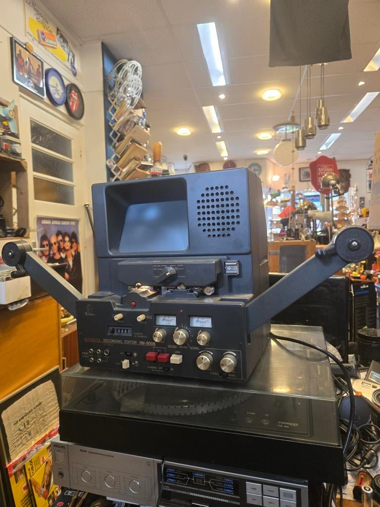 Goko recording editor RM-8008 super 8 viewer, Audio, Tv en Foto, Filmrollen, Ophalen of Verzenden, 35mm film