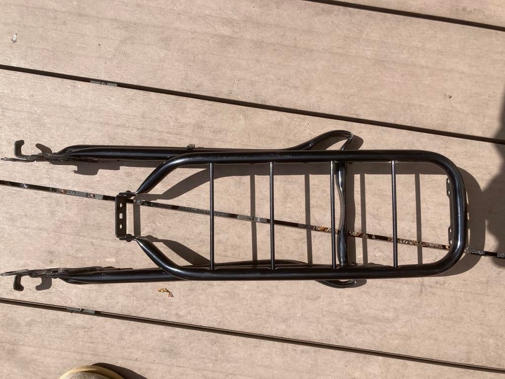 Standaard met bagagedrager voor opafiest/omafiets 28inch, Ophalen of Verzenden, Gebruikt