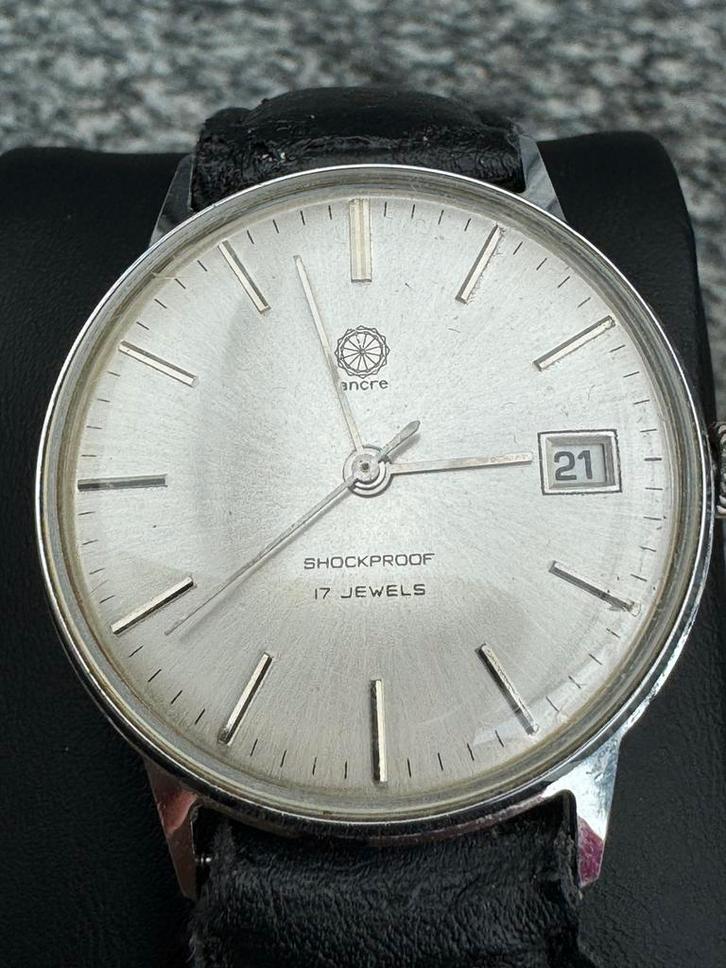 Vintage Ancre Shockproof 17 Jewels Polshorloge, Antiek en Kunst, Antiek | Klokken, Ophalen of Verzenden