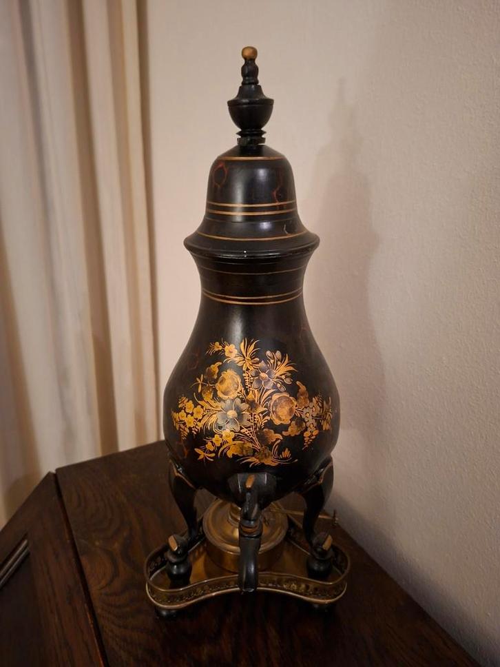 Antieke Groninger Kraantjeskan met Spiritusbrander, Antiek en Kunst, Antiek | Keukenbenodigdheden, Ophalen