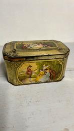 Antiek Theeblik De Gruyter Goudmerk Thee, Verzamelen, Blikken, Ophalen of Verzenden, Gebruikt, Thee