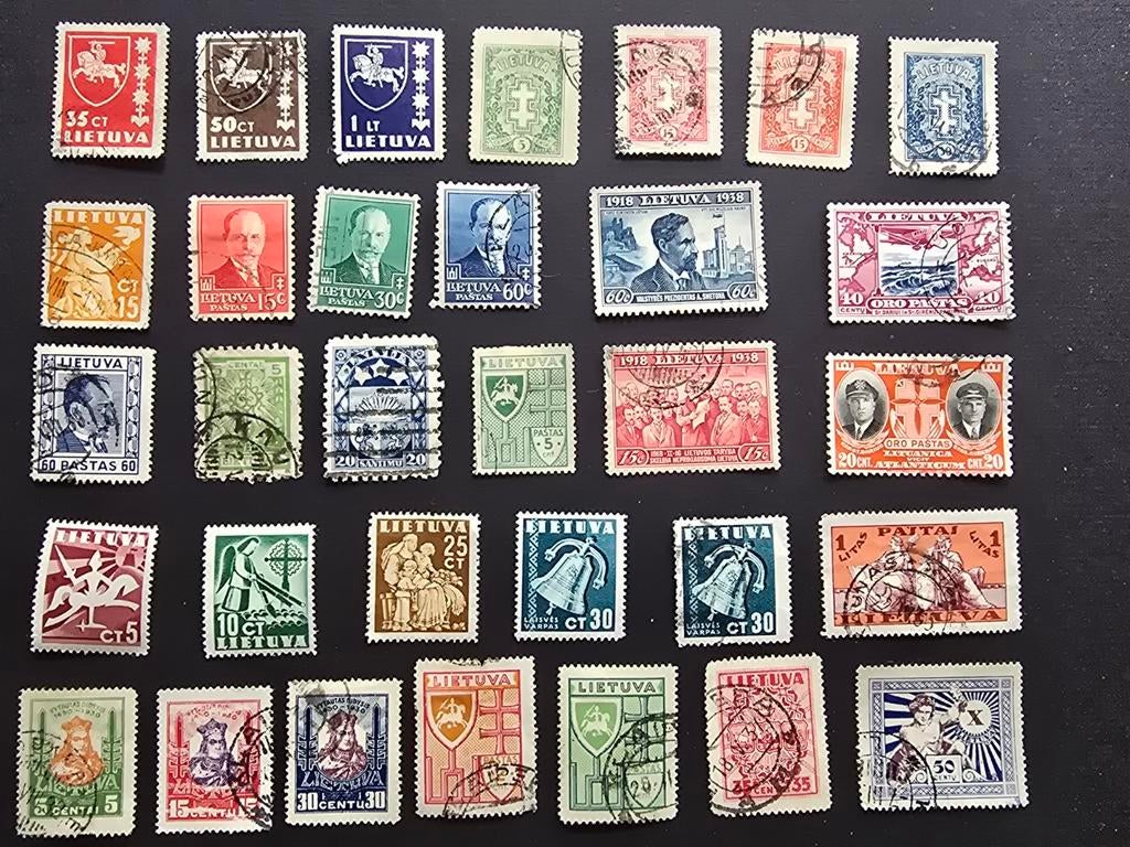 Kaveltje Litouwen, Ophalen of Verzenden, Overige landen, Gestempeld