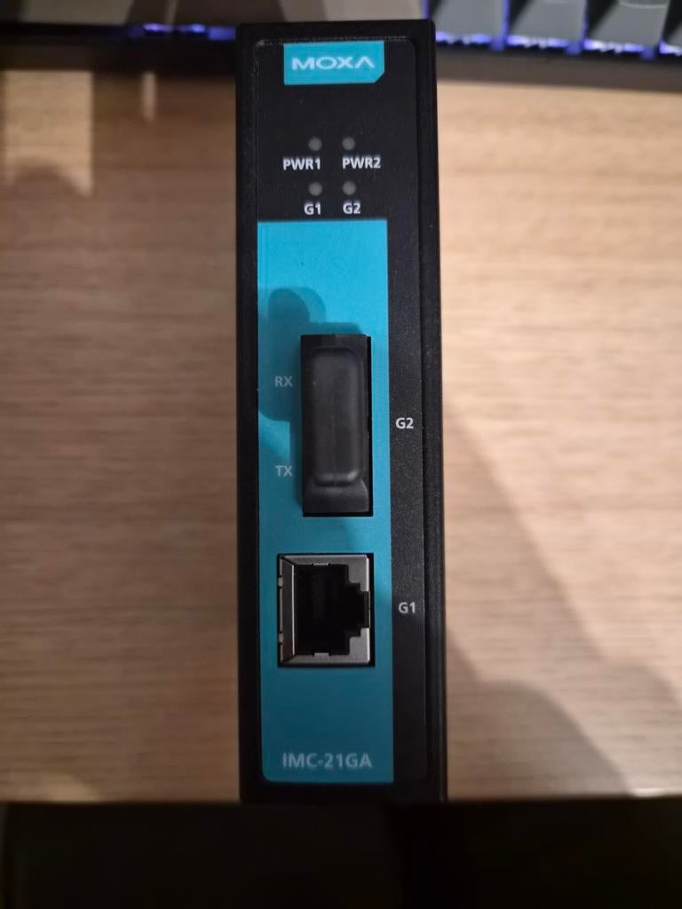 Moxa IMC-21GA-SX-SC-T Industriële Media Converter - Nieuw, Ophalen of Verzenden, Nieuw