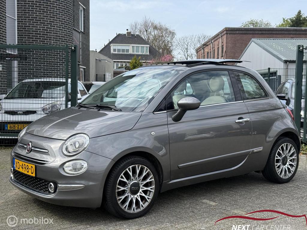 Fiat 500 0.9 TwinAir Turbo Lounge Panormadak, Voorwielaandrijving, Gebruikt, 905 kg, Origineel Nederlands