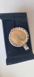 Mi menoda Zilveren hanger met Carpe Diem munt, Sieraden, Tassen en Uiterlijk, Ringen, Ophalen of Verzenden, Zo goed als nieuw