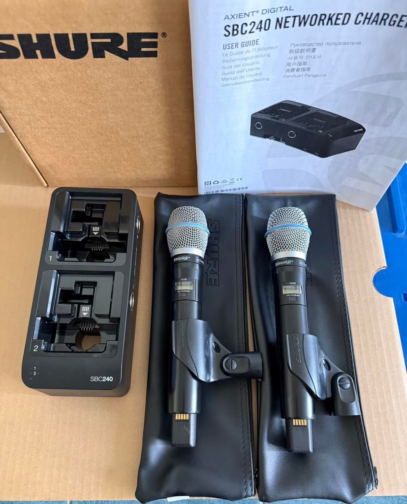 Shure ADX2 Beta 87A/C - G56 - K55, Muziek en Instrumenten, Microfoons, Ophalen, Zo goed als nieuw, Zangmicrofoon