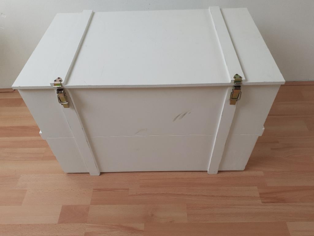 Witte kist, Ophalen, Overige materialen, Minder dan 50 cm, Gebruikt