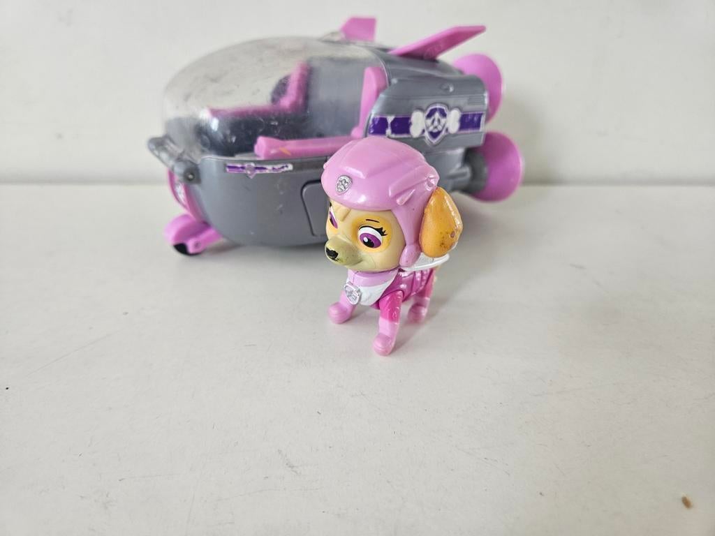 * paw patrol  skye met rakket ( slijtage verf ), Ophalen of Verzenden