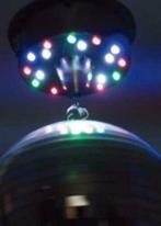 Disco spiegel bol 20 cm met led motor [220-B], Muziek en Instrumenten, Licht en Laser, ., Nieuw, Ophalen of Verzenden, .