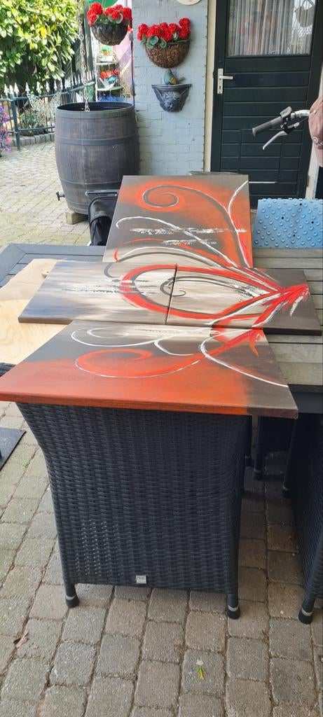 Mooie 4 Luik schilderij, Ophalen