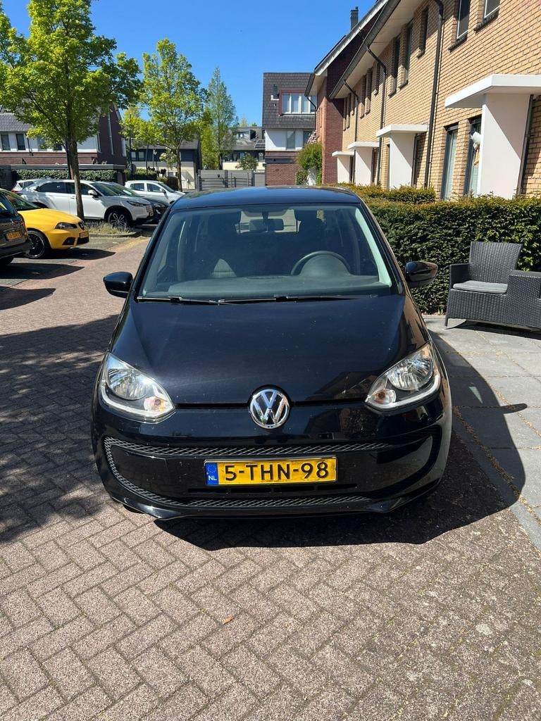 Volkswagen up! 1.0 55KW AUT 2013 Zwart 5 deurs, Auto's, 74 pk, Up!, 4 stoelen, Zwart