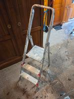 Aluminium huishoudtrap met 2 treden, Ophalen, Gebruikt, Trap, Opvouwbaar of Inschuifbaar