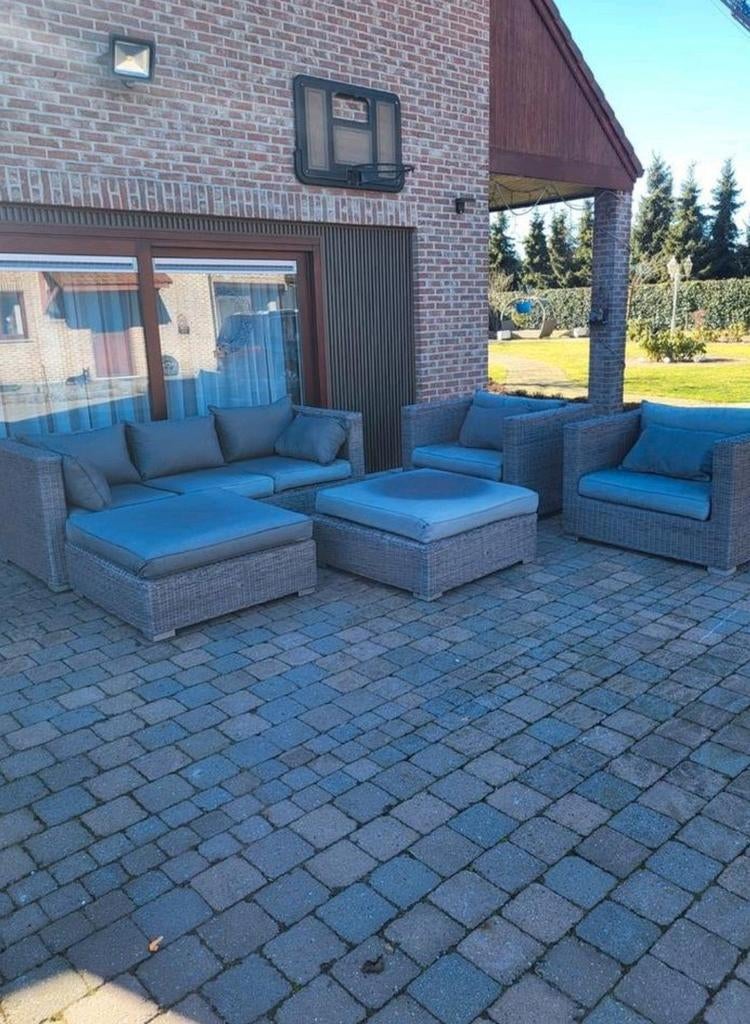 Mooie loungeset Royal comfort life, Tuin en Terras, Tuinsets en Loungesets, Ophalen, 5 zitplaatsen, Kunststof, Gebruikt