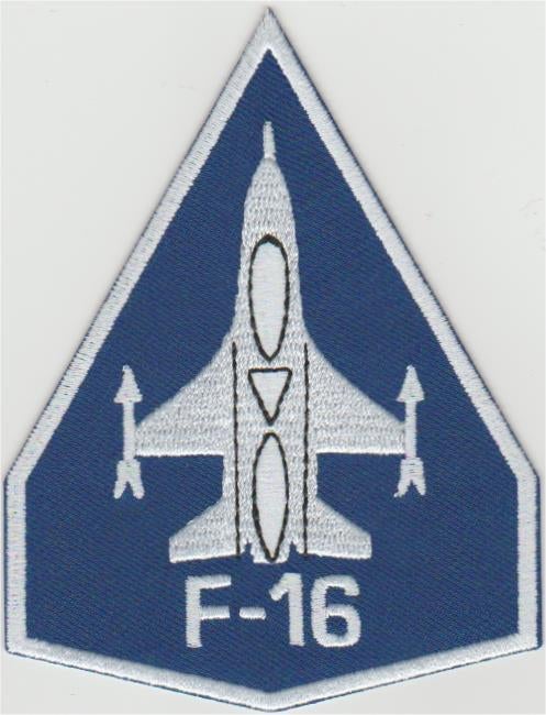 F16 stoffen opstrijk patch embleem #2, Ophalen of Verzenden, Nieuw, Shirt