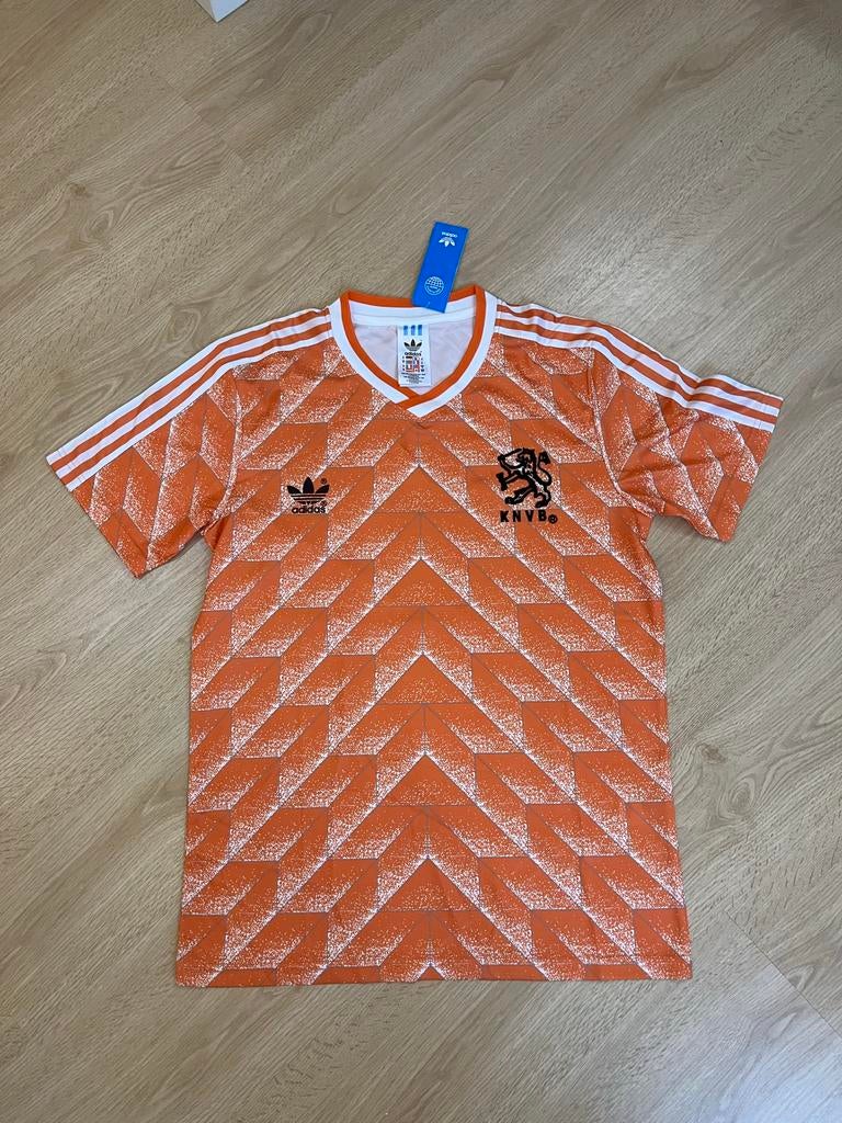 Nederlands elftal Retro 1988 shirt, Verzenden, Nieuw, Maat 48/50 (M), Oranje