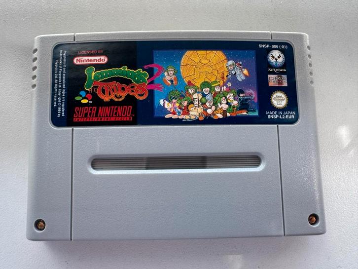 Lemmings 2: The Tribes - SNES (PAL), Spelcomputers en Games, Games | Nintendo Super NES, Gebruikt, Puzzel en Educatief, 1 speler