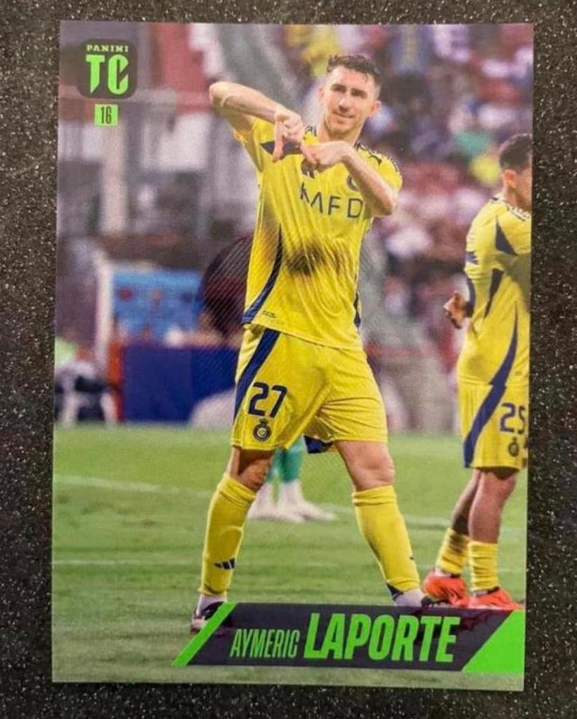Panini Top Class 2025    LAPORTE    AL-NASSR, Hobby en Vrije tijd, Stickers en Plaatjes, Verzenden, Zo goed als nieuw, Plaatje