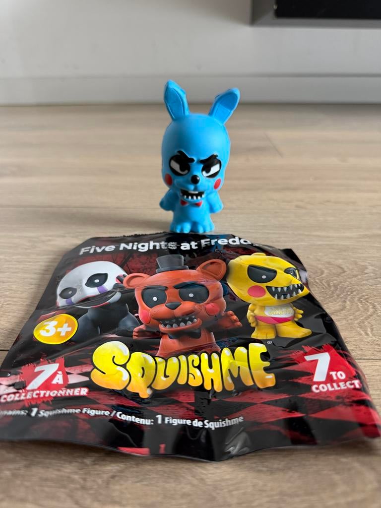 FNAF Squishme Collectible Figuren - Toy Freddy, Bonnie, BB, Ophalen of Verzenden, Nieuw